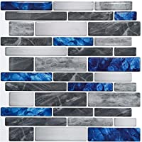 Art3d Premium antimoho autoadhesivo cocina azulejos en mármol- 30.5x30.5cm- 10 hojas
